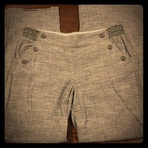 Woman’s grey pants